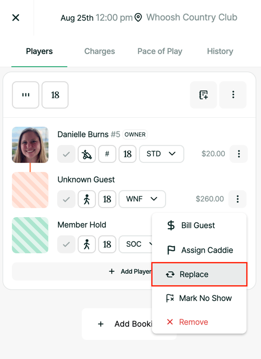 Replace Unknown Guest/Member Hold