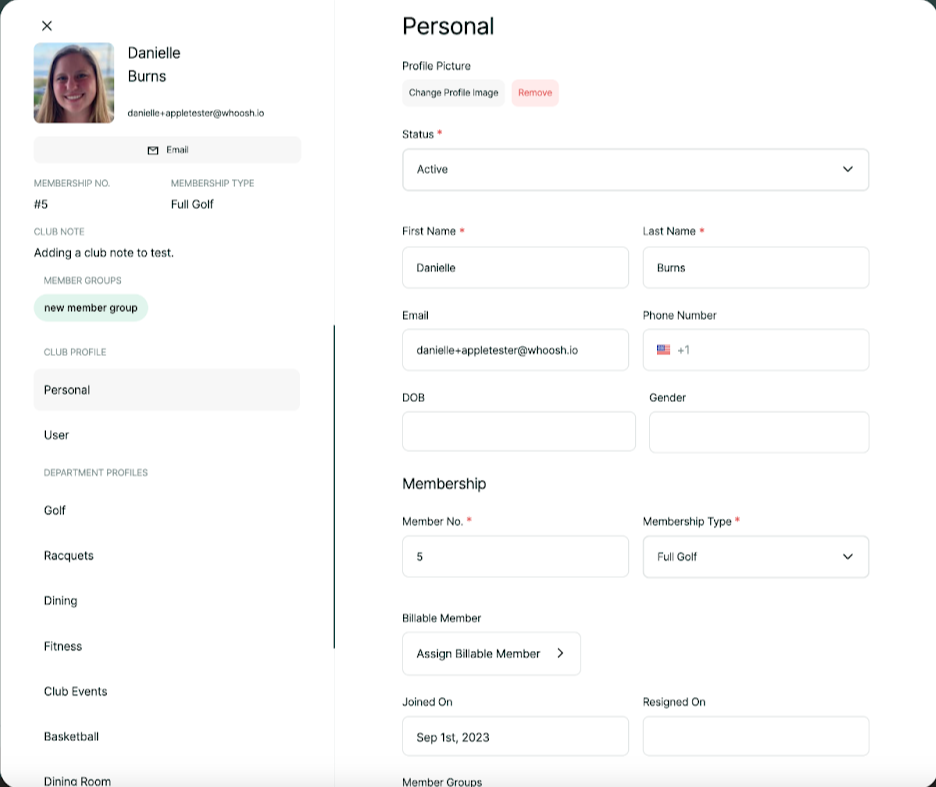 Member and Guest Profiles